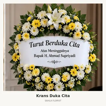 Krans Bunga Duka Banjarmasin
